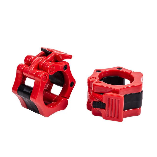 2pcs 50mm Spinlock Quick Release Barbell Collar Clamps For Weightlifting And Strength Training