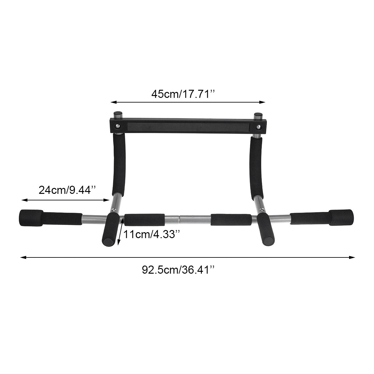 Portable exercise bar. pull-ups, chin-ups, pushups and more