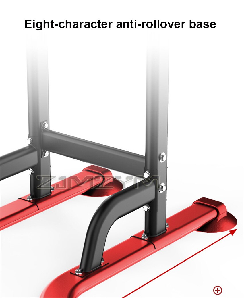 Adjustable Height Pull Up and Dip Bar for Home Workouts